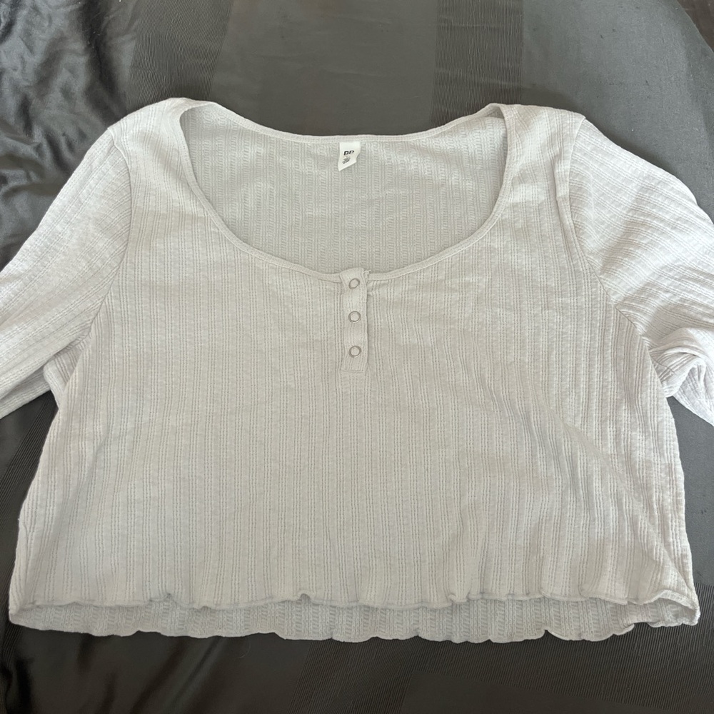 BP white long sleeve new with tags